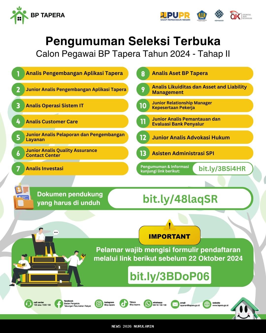 Cara Cek Pengumuman Hasil Seleksi Administasi BP Tapera 2025 Rilis Hari Ini