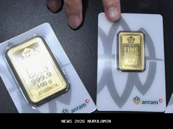 Harga Emas Antam Rekor Baru, Rp 2,487 Juta Per Gram