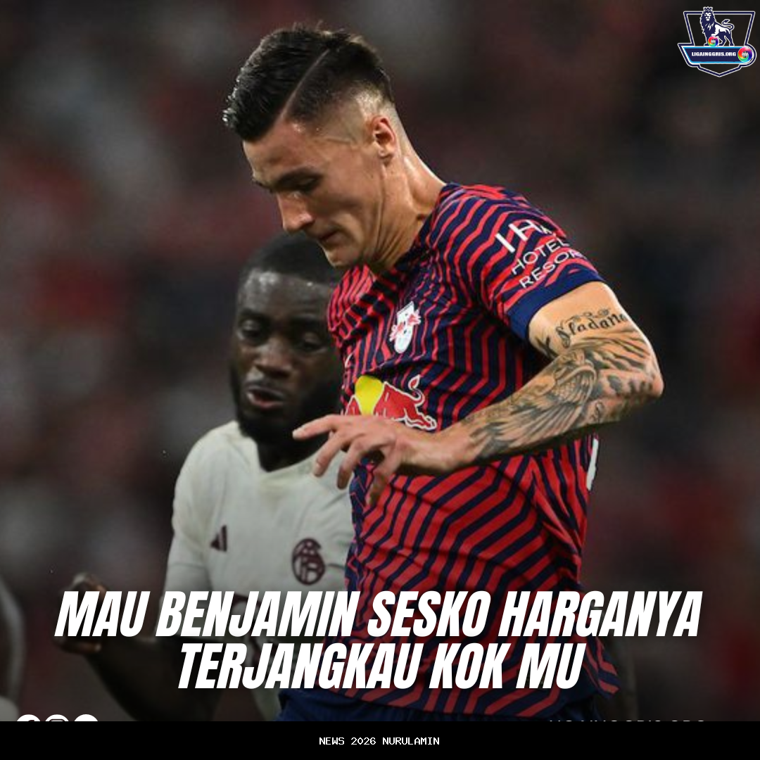 Benjamin Sesko Cedera Lutut, Absen Beberapa Laga MU