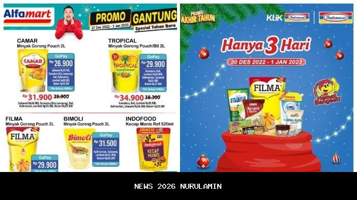 Promo JSM Alfamart dan Indomaret 24-26 Oktober 2025, Minyak Goreng 2L Harga Spesial Rp36.800