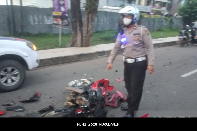 Pengendara Tewas Akibat Tabrakan Saat Nyalip