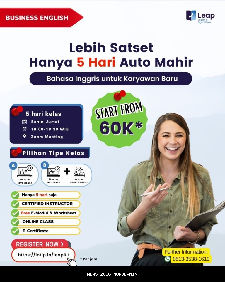 Surabaya Perkuat Kemampuan Bahasa Inggris Sejak PAUD, Lulusan SMP Harus Mahir Berbahasa Asing