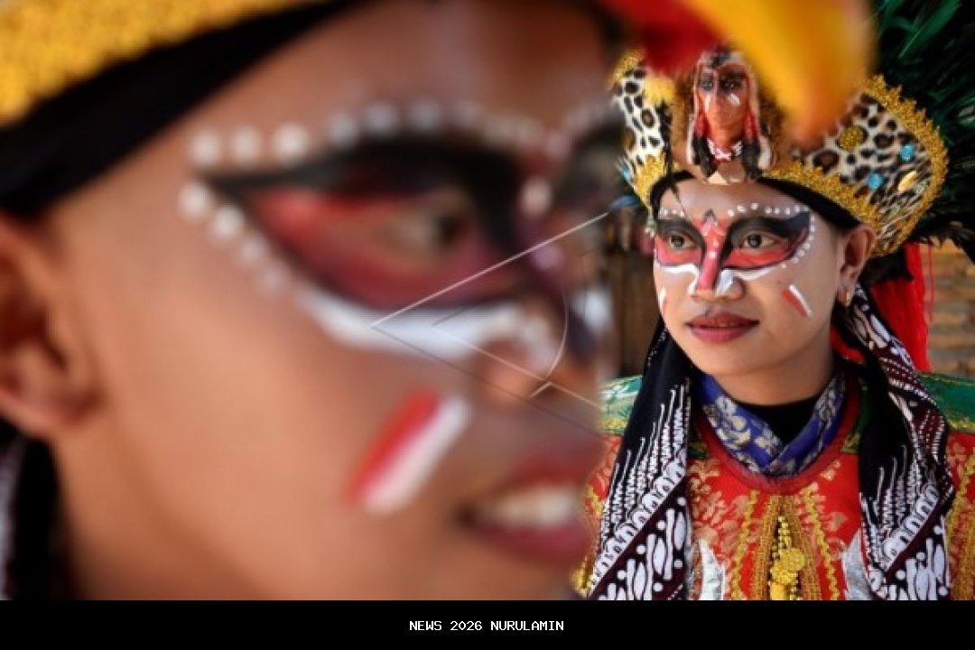Temanggung Pecahkan Rekor, 1.000 Penari Topeng Ireng Tampil Bersama!