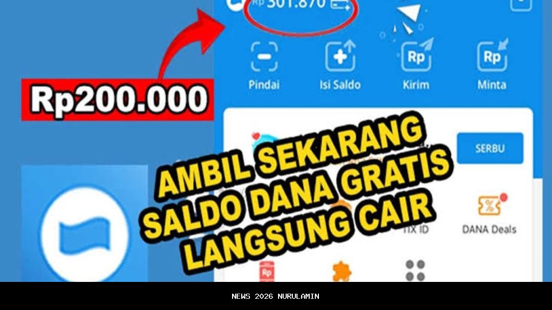 Buruan! Klaim Saldo DANA Gratis Rp345.000 Hanya 24 Jam!