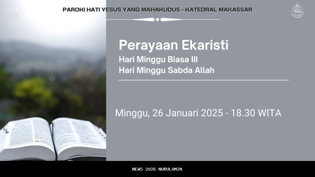 Panduan Perayaan Ekaristi Minggu 26 Oktober 2025