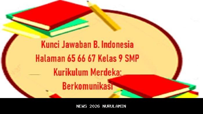 Kunci Jawaban PPKN Kelas 9 SMP Halaman 66 Kurikulum Merdeka
