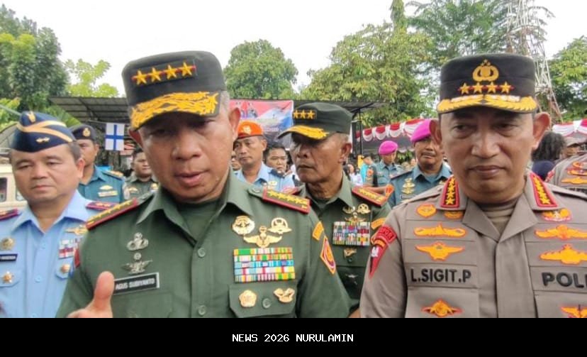 Panglima TNI dan Kapolri Kunjungi Rumah Prabowo di Kertanegara