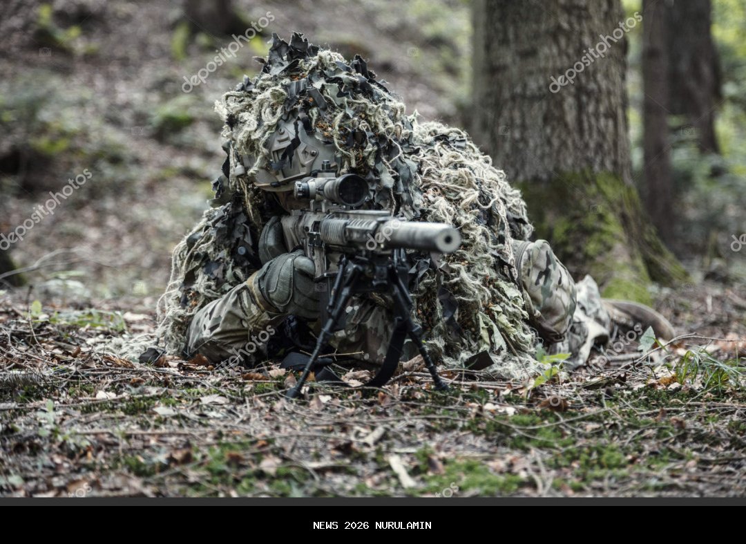 Penampakan Ratusan Sniper Berpakaian Ghillie Suit Saat Defile HUT Ke-80 TNI di Monas