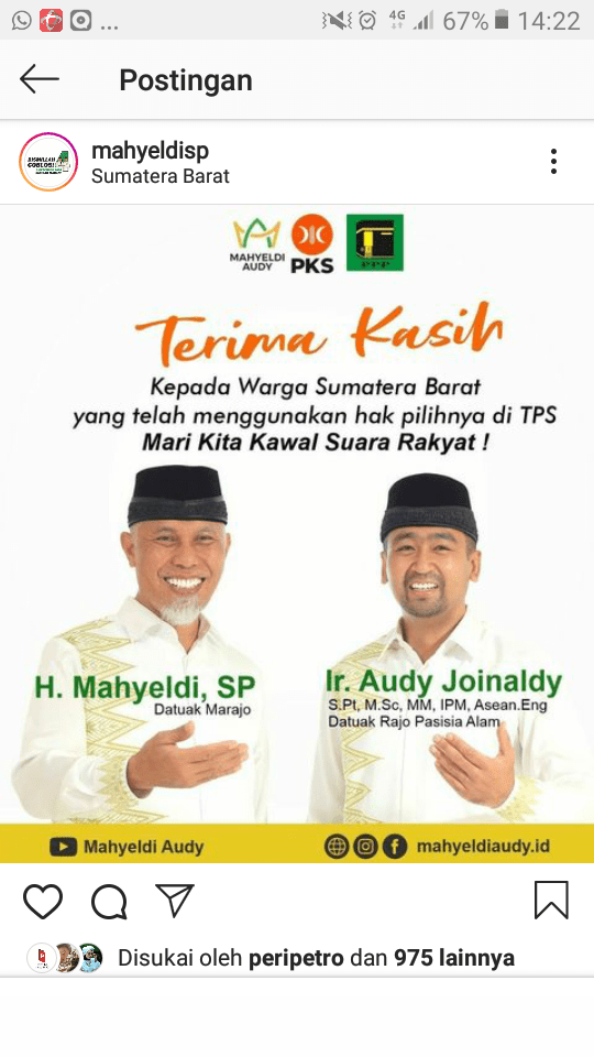 Gubernur Mahyeldi Ucapkan Terima Kasih atas Bantuan Jambi dalam Tangani Darurat Sumbar