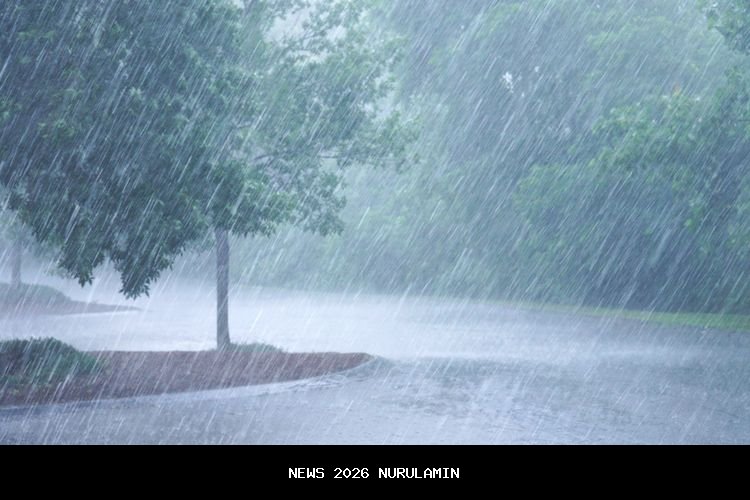 Hujan Lebat Pagi Ini Guyur Palembang, Ini Daftar Wilayah Terdampak Banjir