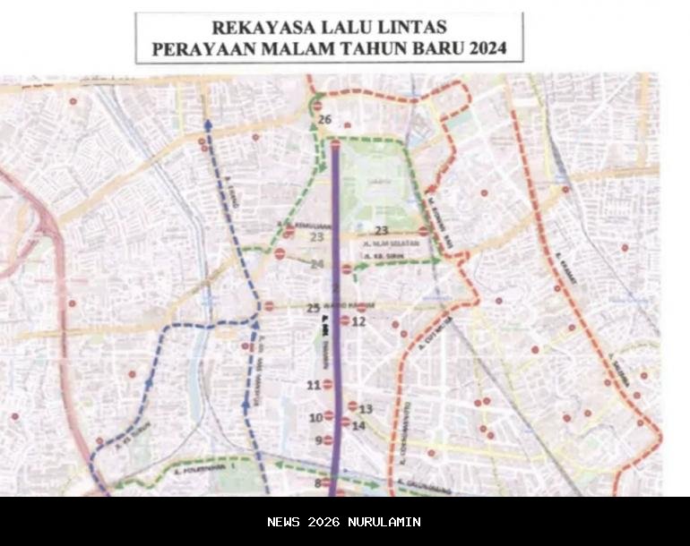 Jalan Jakarta Ditutup Saat Festival Lari 25-26 Oktober, Cari Rute Alternatif!