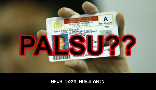Hakim Putuskan 3 Tahun untuk Pembuat SIM Palsu di Medan