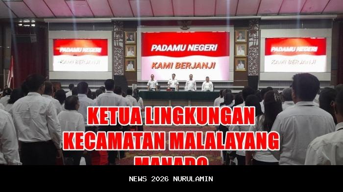 Daftar 67 Kepala Lingkungan di Seluruh Kecamatan Mapanget Manado, Sulawesi Utara