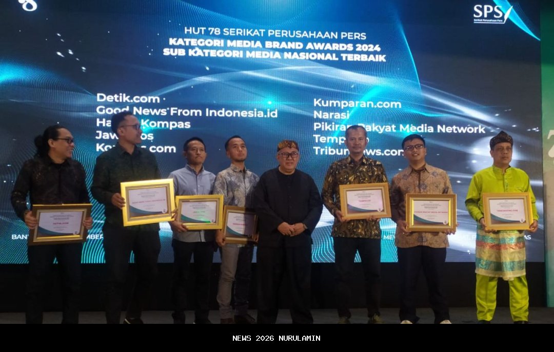 Penghargaan Media Nasional Terbaik untuk PRMN di Acara Media Brand Awards 2025