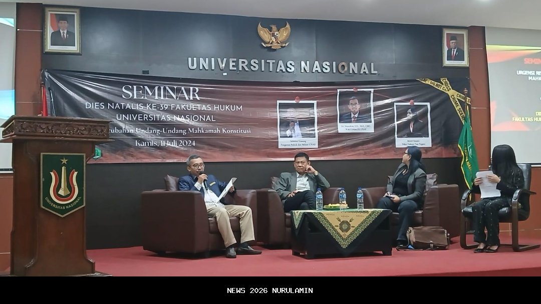 Hakim MK Tampil di Seminar Nasional Lawfare Unram