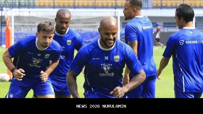 Pemain Persib Siap Lawan Dewa United di GBLA
