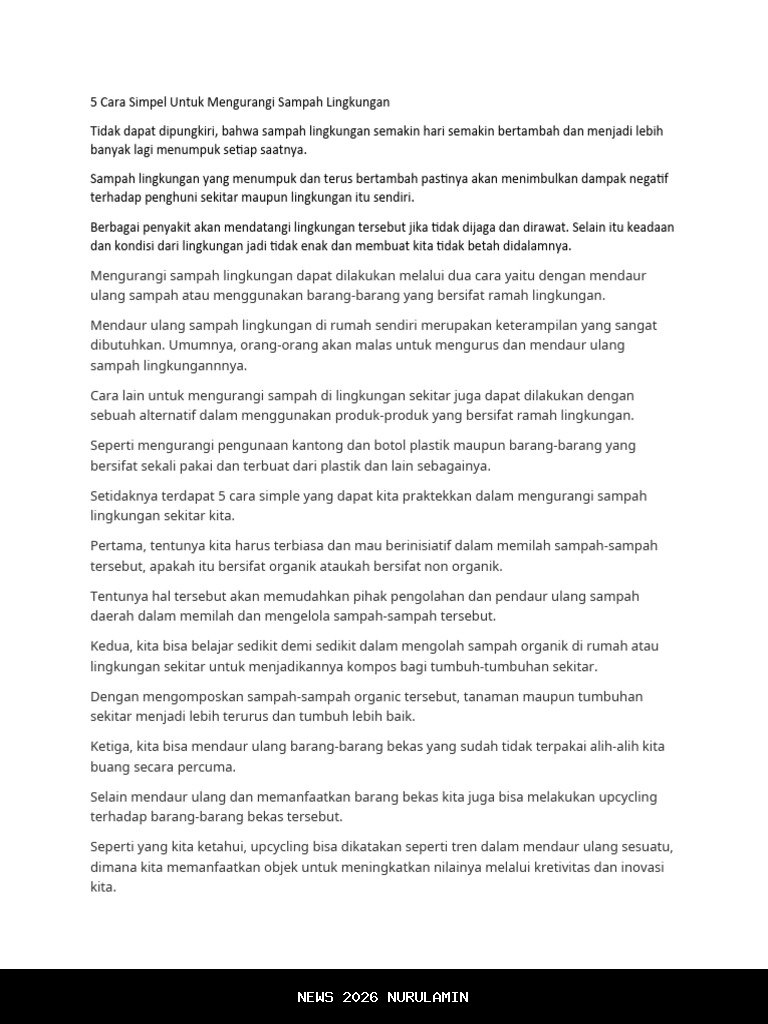 Mengurangi Sampah, Cara AHM dan Gen-Z Lindungi Lingkungan