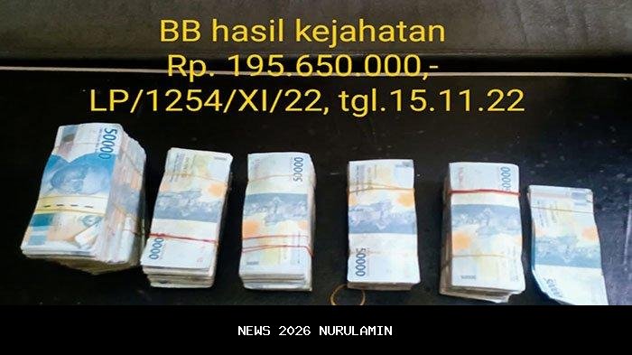Komplotan Pencuri Mesin dan Logam Senilai Rp150 Juta Diamankan