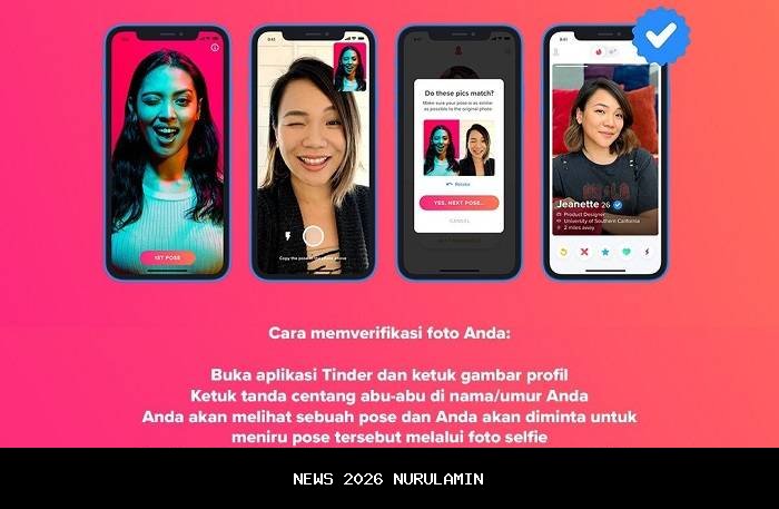 Tinder Tingkatkan Keamanan Pengguna dengan Perluasan Verifikasi Wajah ke Negara Lain