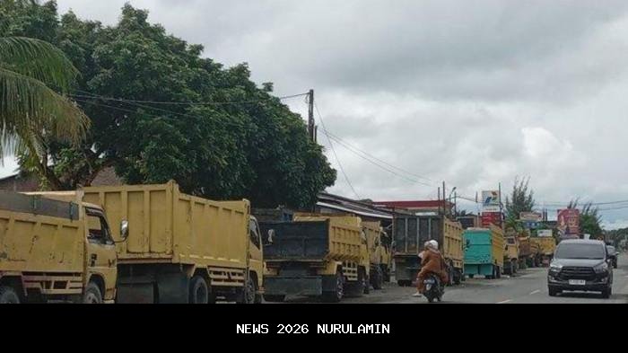 5 Poin Kesepakatan Sopir Truk dan Bus dengan Pemkot Jambi Soal Pembatasan Solar