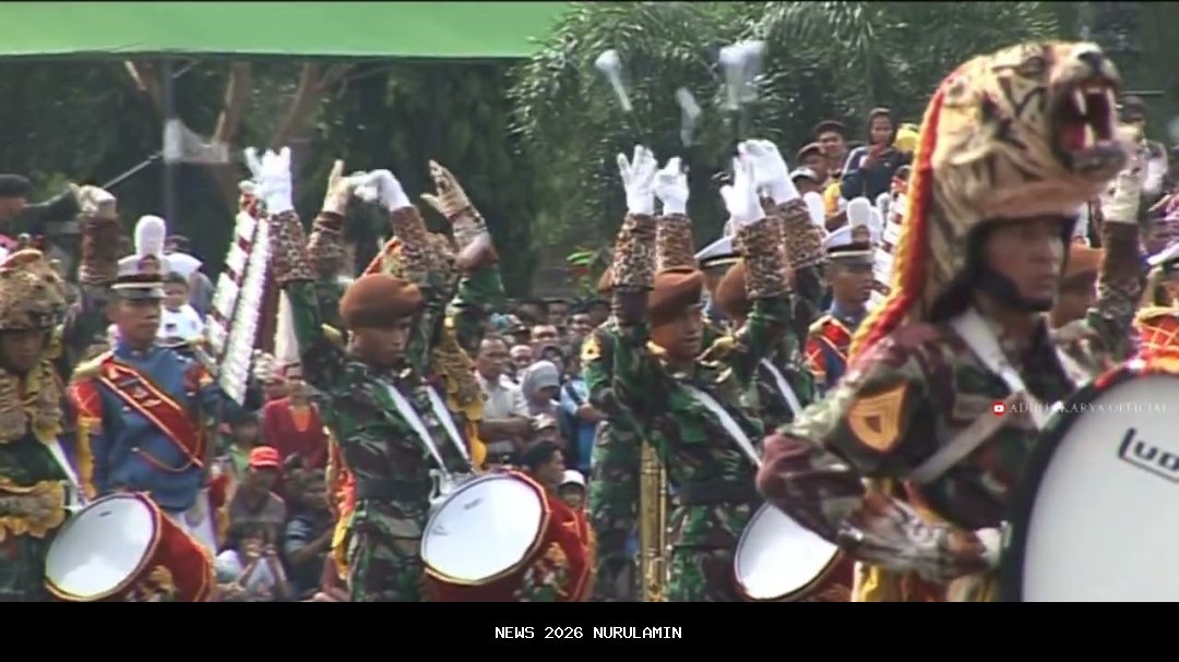 Panitia Putar Lagu Rayakan Ulang Tahun Camat, Drumband Menghibur di HUT-80 Kemerdekaan