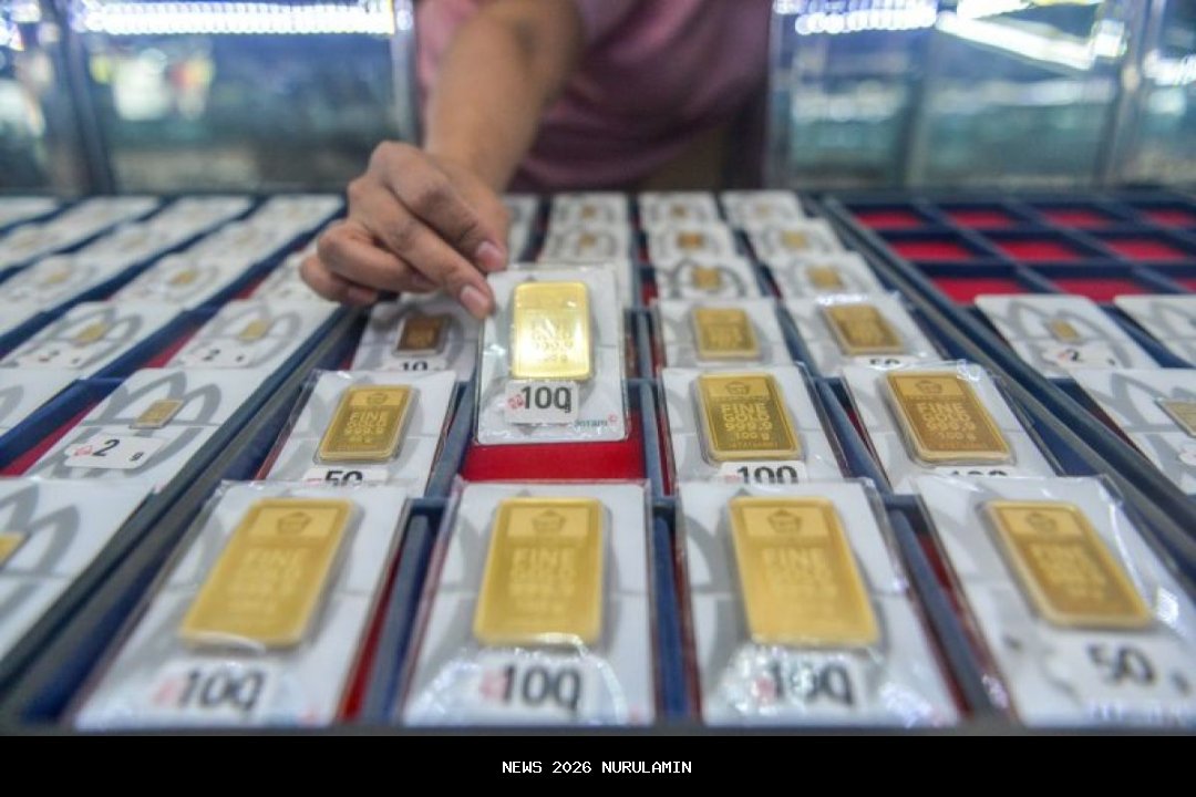 Harga Emas Antam Naik Rp11.000, Investasi Aman Jadi Pilihan