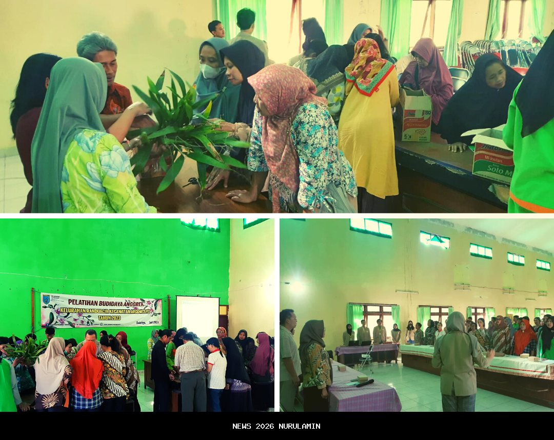 Pelatihan Anggrek RW 09 Dorong Pengembangan Usaha Warga