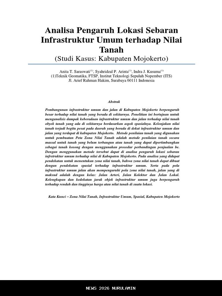 Bapenda Kabupaten Serang Selesaikan Analisis Zona Nilai Tanah Dua Kecamatan, Ini Hasilnya