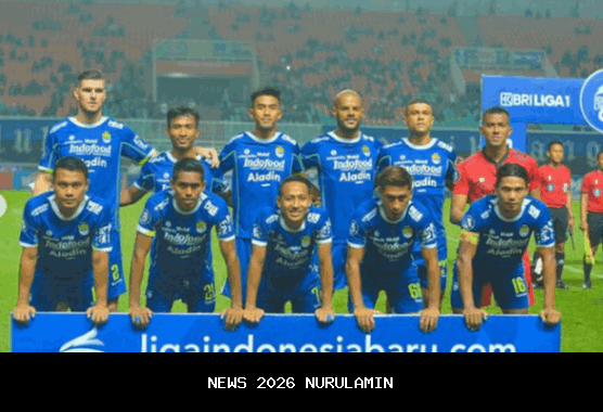 Penyerang Prancis Persib Curi Perhatian dengan 5 Gol Beruntun