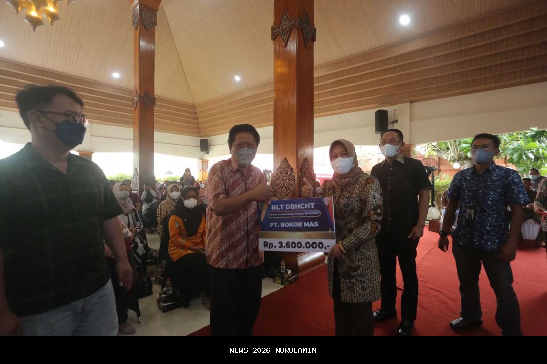 1.188 Pekerja Rokok dan Warga Mojokerto Rentan Dapat BLT DBHCHT