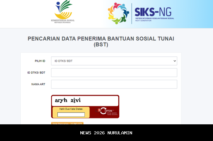 Pengajuan BLT Rp 900 Ribu Secara Langsung di Situs Resmi Kemensos