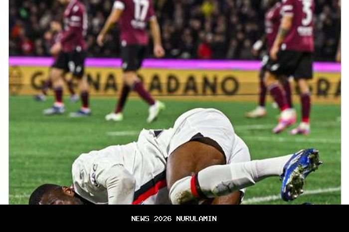 Hasil Liga Italia: Gol Telat Athekame Selamatkan AC Milan dari Kekalahan vs Pisa