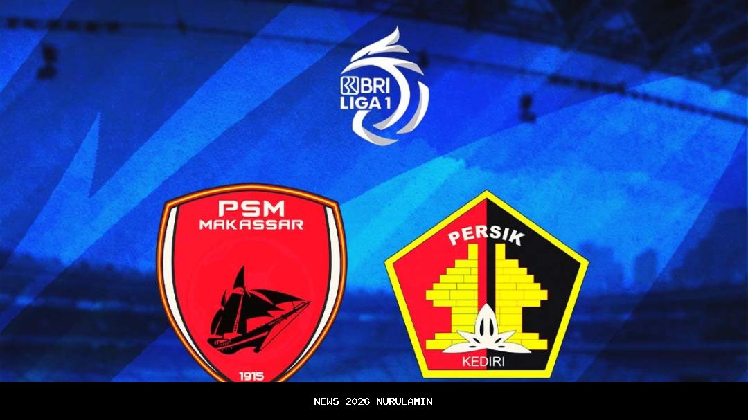 Prediksi Persik Kediri vs PSM Makassar 25 Oktober 2025, Laga Panas untuk Hindari Degradasi Liga 1