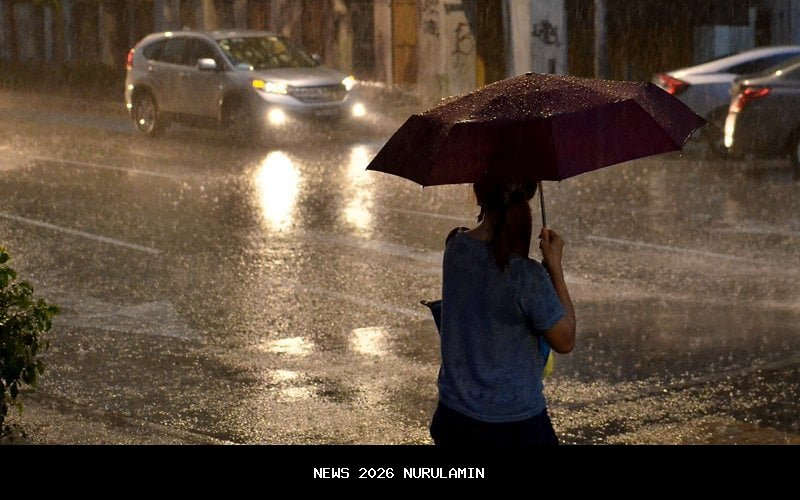Prakiraan Cuaca Ende, Jumat 17 Oktober 2025: Hujan Lebat dan Petir Pagi Hari