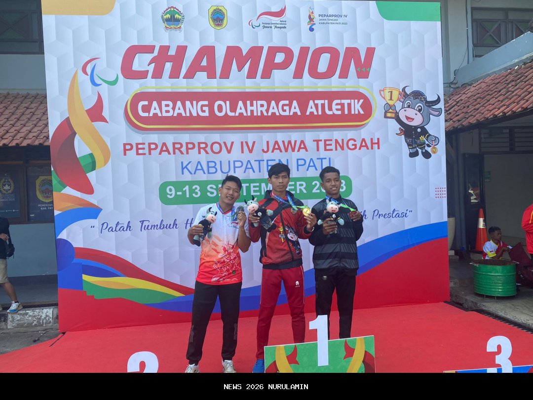 Tak Terbantahkan! Kebumen Juara Umum Atletik NPCI Jawa Tengah 2025 dengan 13 Emas