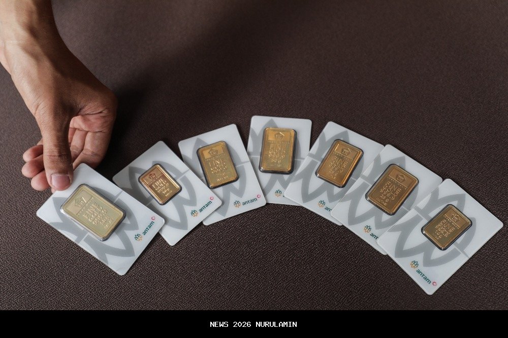 Harga emas Antam melesat Rp25 ribu, ini rincian semua ukuran