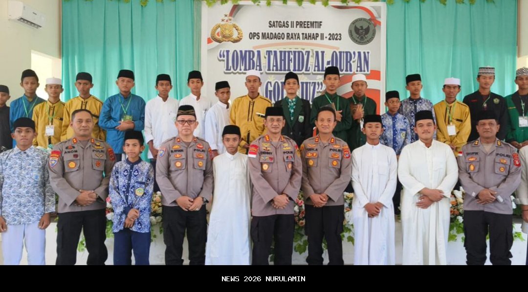Polres Touna dan Satgas Madago Raya Gelar Lomba Pidato dan PBB Serentak
