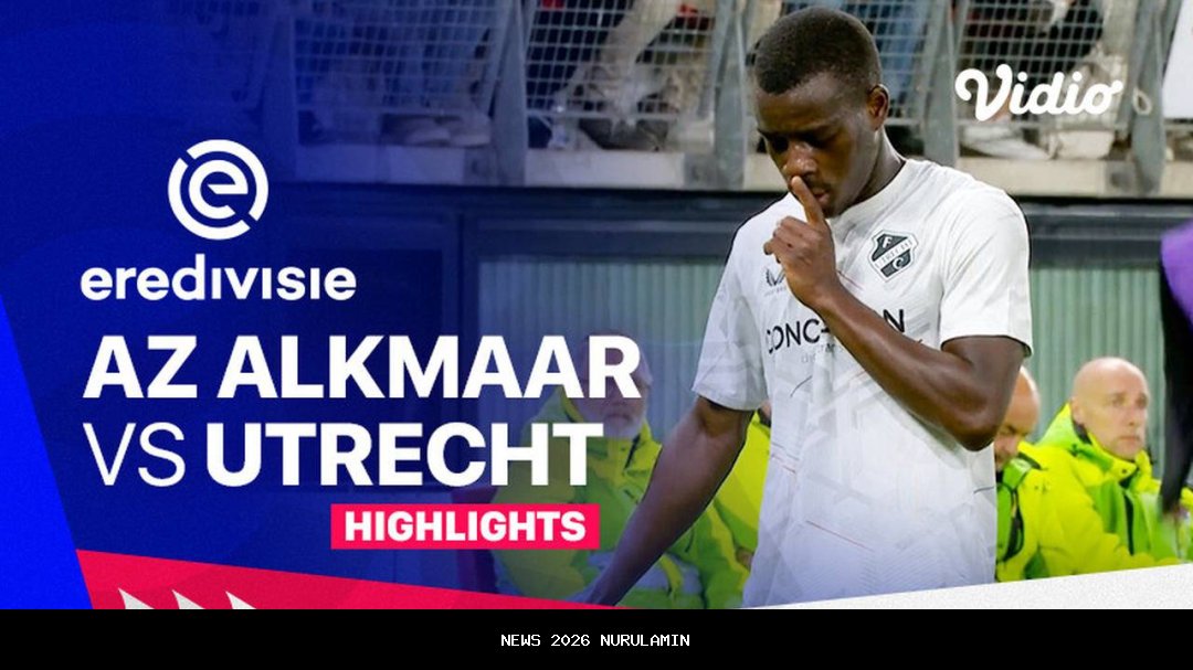 Link Streaming AZ Alkmaar Vs Utrecht 26 Oktober 2025, Laga Sengit Eredivisie