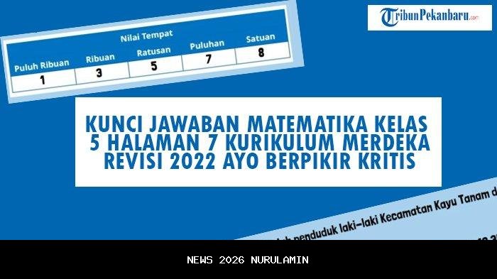 Kunci Jawaban Matematika Kelas 5: Ayo Berpikir Kritis, Halaman 7