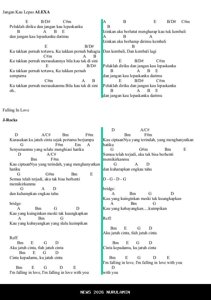 Kord dan Lirik Lagu Kepaksa Pisahan - Ela Nanoriyanto