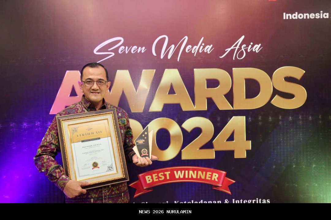 Henry Indraguna Terima Penghargaan Tokoh Pemimpin Terbaik Indonesia 2025 Kategori Penegakan Hukum dan Sosmas