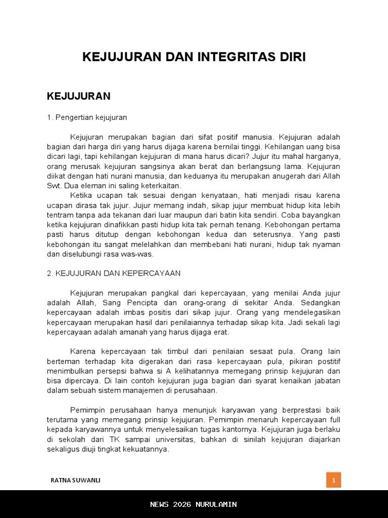 Antara Integritas dan Manipulasi, Mengapa Kejujuran Jadi Investasi Terberat