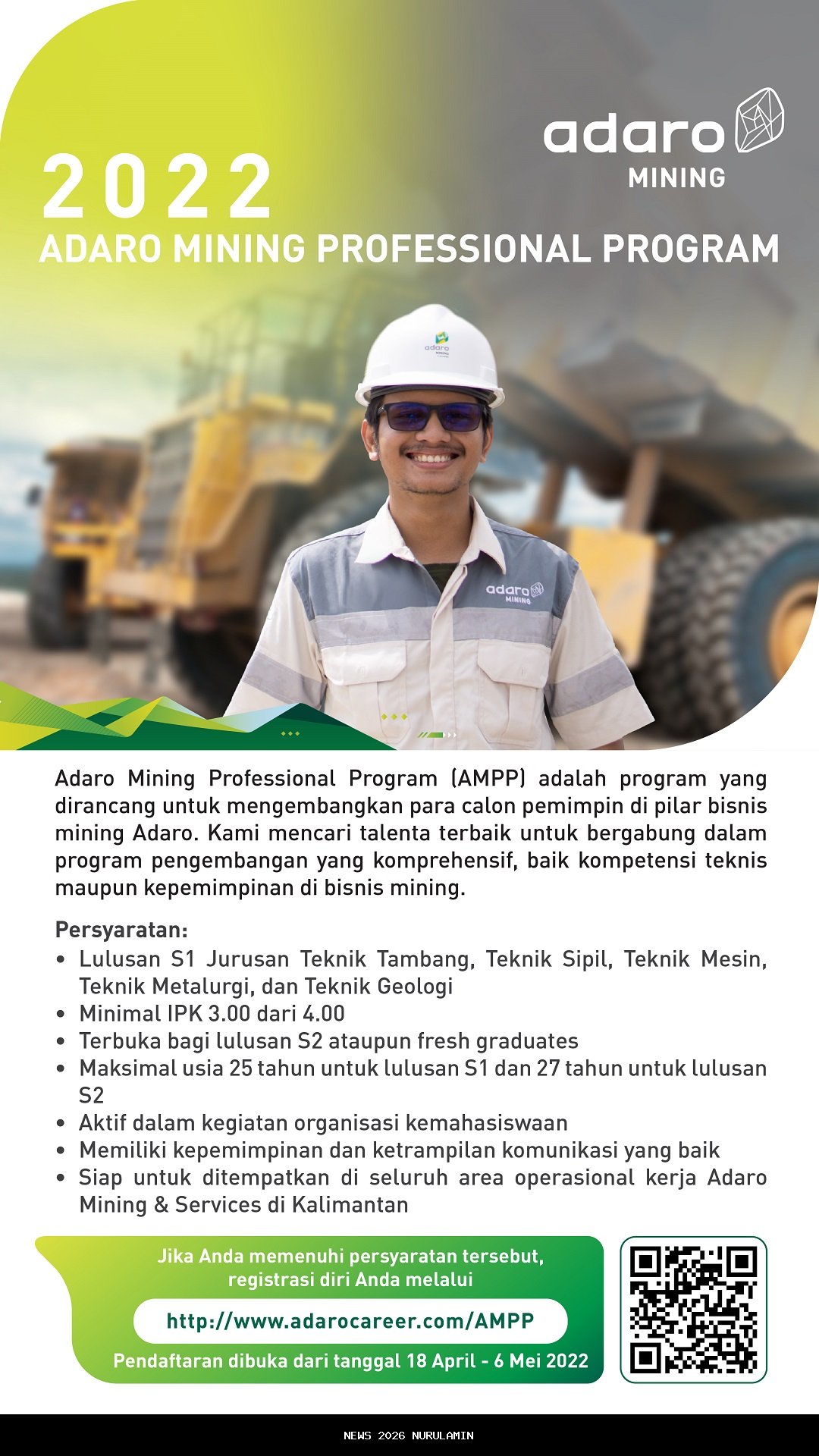 Lowongan Kerja Adaro Energy: Jabatan Port Captain hingga Port Engineer, Kalsel