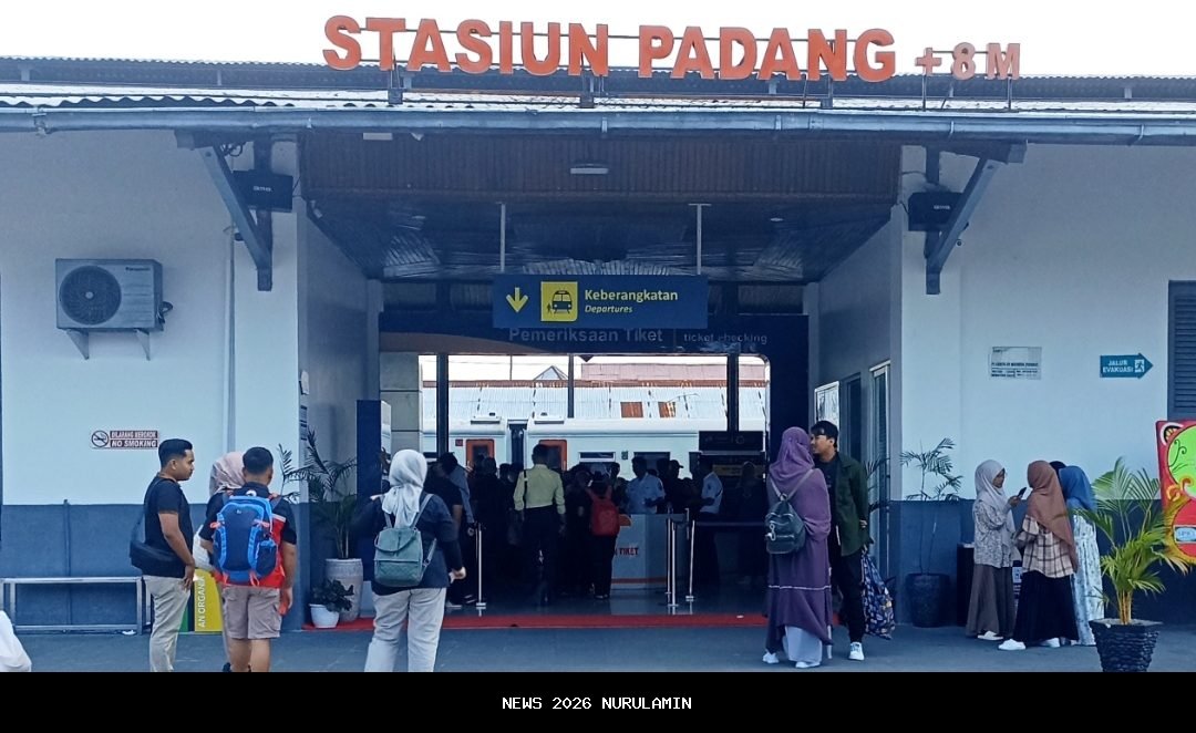 Penumpang Kereta Api Sumbar Naik 157 Ribu, Orang Serbu Gerbong Ekonomi Selama November 2025