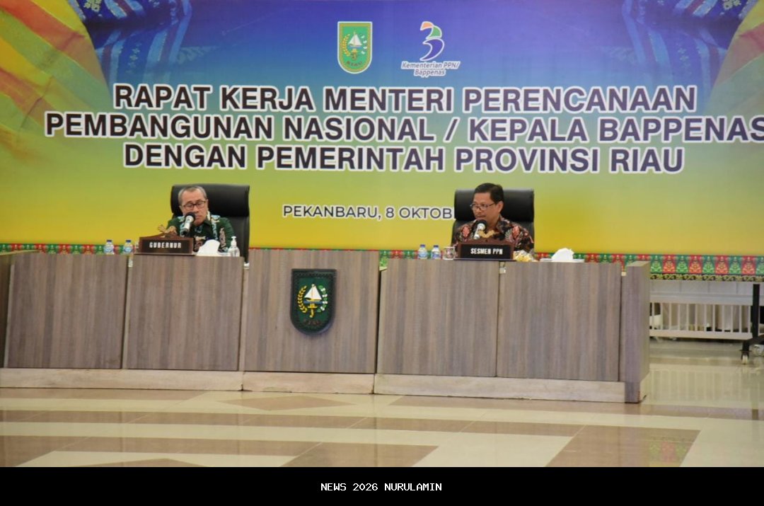 Bupati Annisa Suci Sampaikan Usulan Pembangunan ke Menteri PPN, Dharmasraya Belum Miliki PDAM