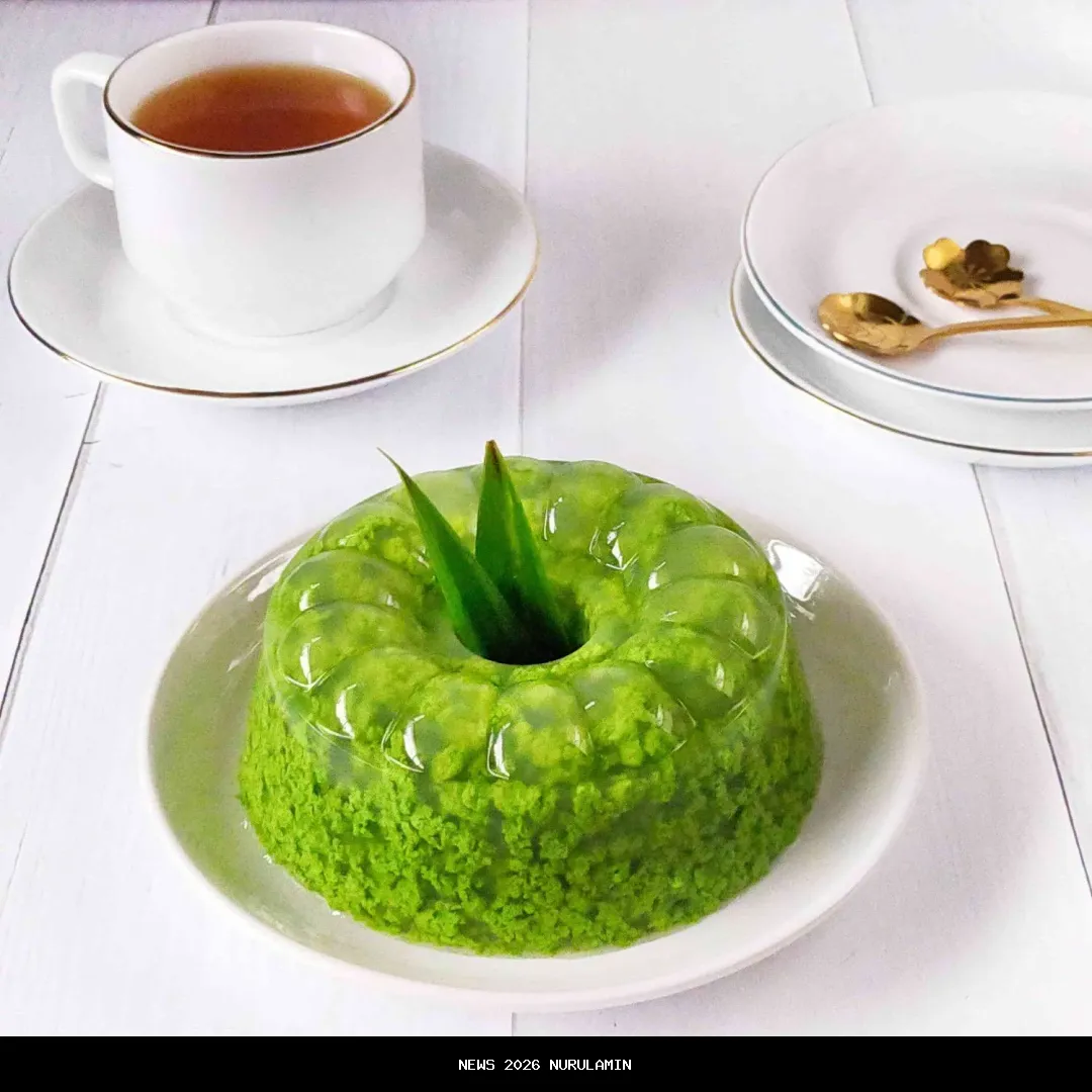 Resep Pudding Lumut Segar Wangi Pandan: Dessert Cantik dan Ekonomis