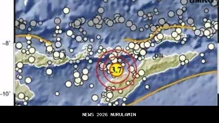 Gempa M 3.5 di Timor Tengah Utara, Cek Informasi Gempa Hari Ini BMKG