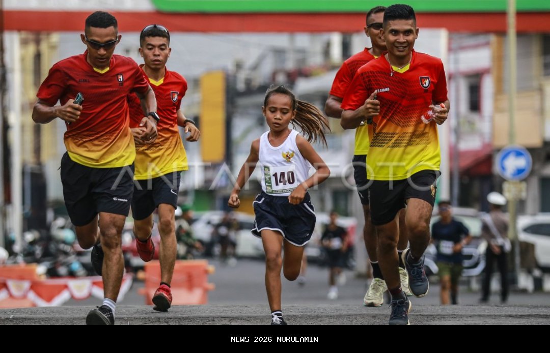 Olahraga dan Silaturahmi Memeriahkan Gama Color Fun Run di Ternate