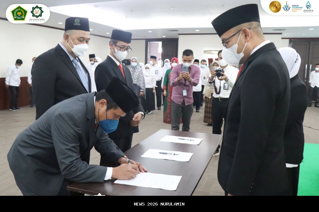 Rektor Unsam Langsa Lantik 16 Pejabat, Ini Pesannya