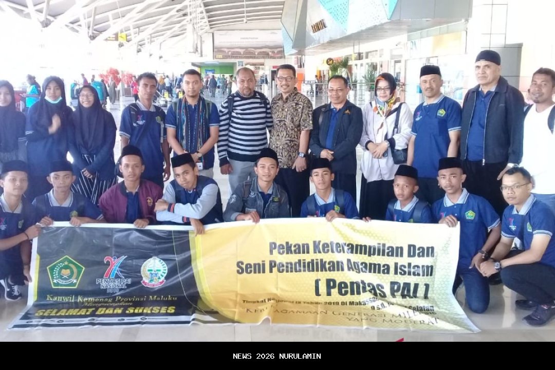 Kontingen MQKI Maluku Utara Tiba di Makassar Diterima Hangat oleh Panitia